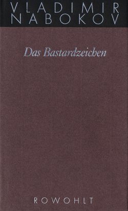 Das Bastardzeichen von Nabokov,  Vladimir, Zimmer,  Dieter E.