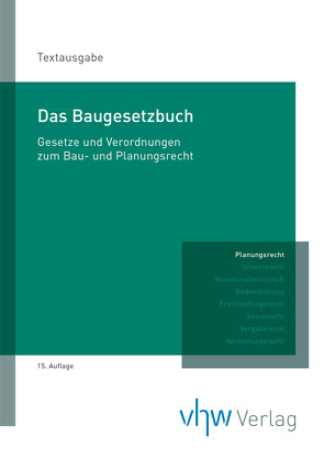 Das Baugesetzbuch von Textausgabe,  Synopse