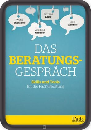 Das Beratungsgespräch von Buchacher,  Walter, Kamp,  Gerhard, Wimmer,  Adelheid, Wimmer,  Josef