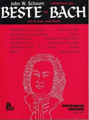 Das Beste von Bach von Schaum,  John W