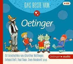 Das Beste von Oetinger (4 CD) von Bergström,  Gunilla, Bertram,  Rüdiger, Dietl,  Erhard, Lindgren,  Astrid, Maar,  Paul, Nordqvist,  Sven, Nöstlinger ,  Christine, Robinson,  Barbara, Wieslander,  Jujja