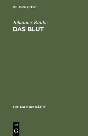 Das Blut von Ranke,  Johannes