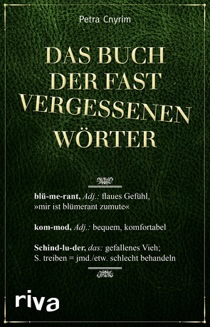 Das Buch der fast vergessenen Wörter von Cnyrim,  Petra