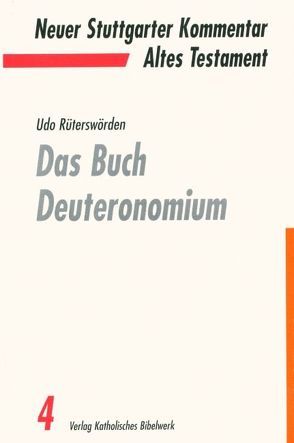 Das Buch Deuteronomium von Rüterswörden,  Udo