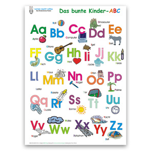 Das bunte Kinder-ABC. Poster / Das bunte Kinder-ABC von Momm,  Helga