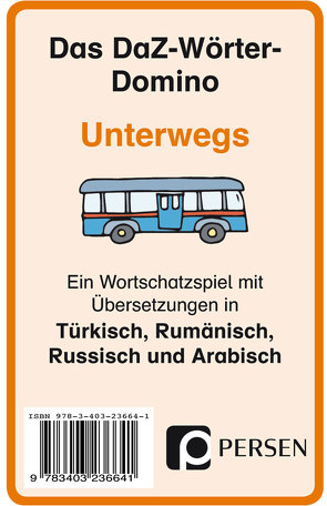 Das DaZ-Wörter-Domino: Unterwegs von Kirschbaum,  Klara, Welfenstein,  Luise