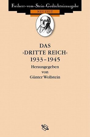 Das ‚Dritte Reich‘ 1933-1945 von Wollstein,  Günter