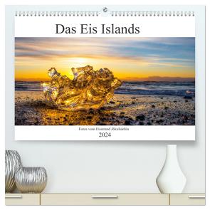 Das Eis Islands (hochwertiger Premium Wandkalender 2024 DIN A2 quer), Kunstdruck in Hochglanz von Schröder Photography,  Stefan