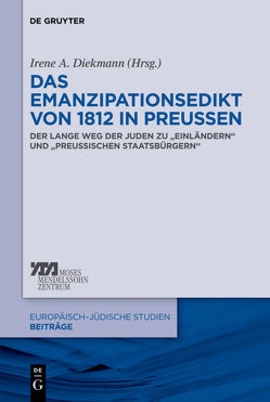 Das Emanzipationsedikt von 1812 in Preußen von Diekmann,  Irene A