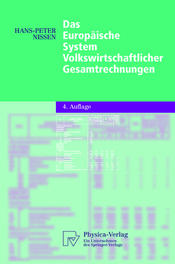 Das Europäische System Volkswirtschaftlicher Gesamtrechnungen von Nissen,  Hans-Peter