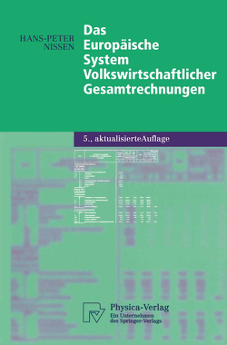 Das Europäische System Volkswirtschaftlicher Gesamtrechnungen von Nissen,  Hans-Peter