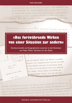 Das fortwährende Wirken von einer Situation zur andern von Schmolke,  Axel