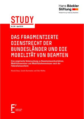 Das fragmentierte Dienstrecht der Bundesländer und die Mobilität von Beamten von Burmester,  Carolin, Dose,  Nicolai, Wolfes,  Felix