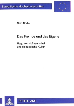 Das Fremde und das Eigene von Nodia,  Nino