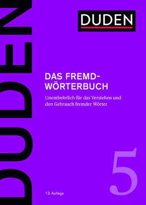 Das Fremdwörterbuch von Dudenredaktion