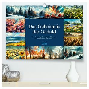 Das Geheimnis der Geduld (hochwertiger Premium Wandkalender 2024 DIN A2 quer), Kunstdruck in Hochglanz von Felke,  Sandra