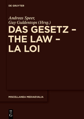 Das Gesetz – The Law – La Loi von Guldentops,  Guy, Speer,  Andreas