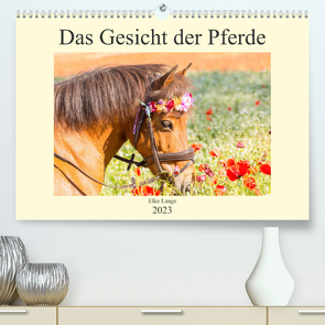 Das Gesicht der Pferde (Premium, hochwertiger DIN A2 Wandkalender 2023, Kunstdruck in Hochglanz) von Laage,  Elke