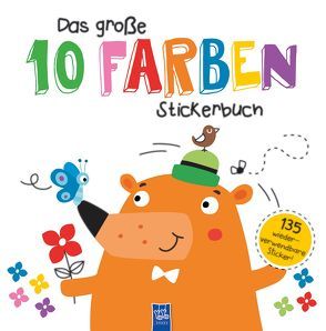 Das große 10 Farben Stickerbuch