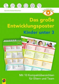 Das große Entwicklungsposter – Kinder unter 3 von Schlaaf-Kirschner,  Kornelia