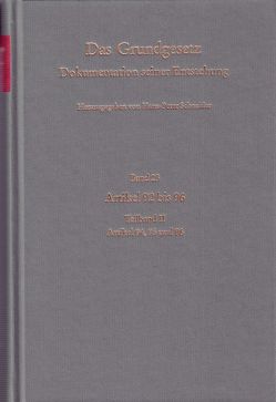 Band 23: Artikel 92 bis 96, Teilband II: Artikel 94, 95 und 96 von Krämer,  Jutta, Schneider,  Hans P