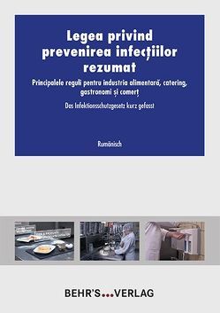 Das Infektionsschutzgesetz kurz gefasst – rumänisch von Behr's,  GmbH