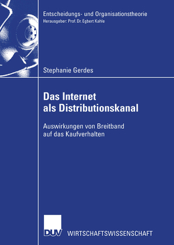 Das Internet als Distributionskanal von Gerdes,  Stephanie