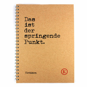 Das ist der springende Punkt – Notizbuch von Klingenberg,  Paul