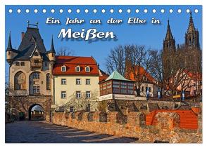 Das Jahr an der Elbe in Meißen (Tischkalender 2024 DIN A5 quer), CALVENDO Monatskalender von Seifert,  Birgit