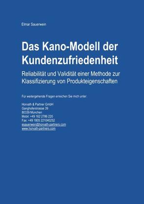 Das Kano-Modell der Kundenzufriedenheit von Sauerwein,  Elmar