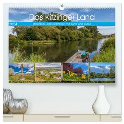 Das Kitzinger Land – Wandern und Radfahren mit Kunst und Kultur (hochwertiger Premium Wandkalender 2024 DIN A2 quer), Kunstdruck in Hochglanz von Will,  Hans