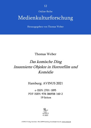 Das komische Ding von Weber,  Thomas
