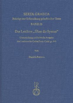 Das Lexikon »Über die Syntax« von Petrova,  Daniela