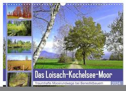 Das Loisach-Kochelsee-Moor Traumhafte Moosrundwege bei Benediktbeuern (Wandkalender 2024 DIN A3 quer), CALVENDO Monatskalender von Schimmack,  Michaela