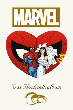 Das Marvel Hochzeitsalbum von Andrews,  Kaare, Bendis,  Brian M, Buscema,  John, Byrne,  John, Coipel,  Oliver, Duggan,  Gerry, Eaton,  Scot, Englehart,  Steve, Hasthrone,  Mike, Heck,  Don, Hudlin,  Reginald, Kirby,  Jack, Kronsbein,  Bernd, Kubert,  Andy, Lee,  Stan, Liu,  Marjorie, Michelinie,  David, Nicieza,  Fabian, Perkins,  Mike, Petz,  Jürgen, Posehn,  Brian, Ryan,  Pauk, Shooter,  Jim, Strittmatter,  Michael, Thomas,  Roy