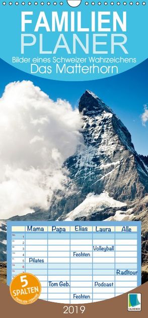 Das Matterhorn: Bilder eines Schweizer Wahrzeichens (Wandkalender 2019 , 21 cm x 45 cm, hoch) von CALVENDO