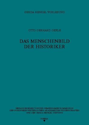 Das Menschenbild der Historiker von Oexle,  Otto G