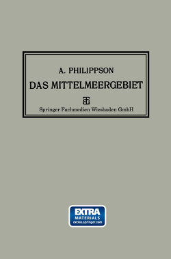 Das Mittelmeergebiet von Philippson,  Alfred