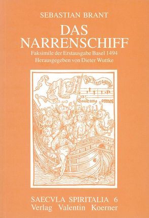 Das Narrenschiff von Brant,  Sebastian, Wuttke,  Dieter