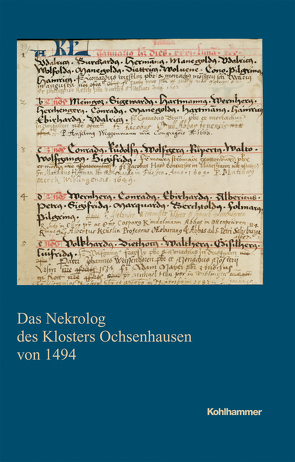 Das Nekrolog des Klosters Ochsenhausen von 1494 von Bigott,  Boris