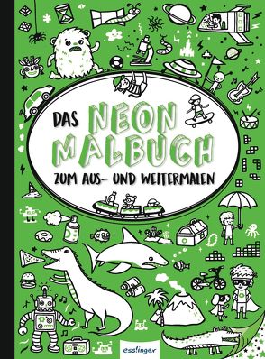 Das Neon-Malbuch, Grün