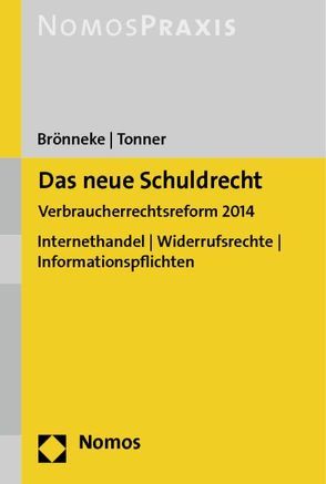 Das neue Schuldrecht von Brönneke,  Tobias, Tonner,  Klaus