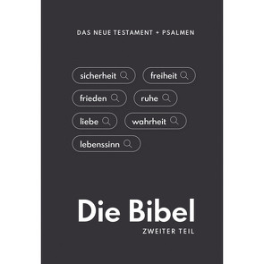 Das Neue Testament und die Psalmen – Verteilausgabe – anthrazit