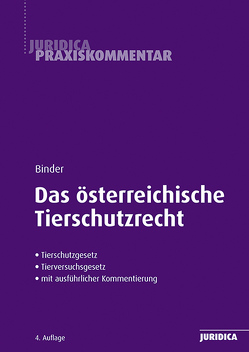 Das österreichische Tierschutzrecht von Binder,  Regina