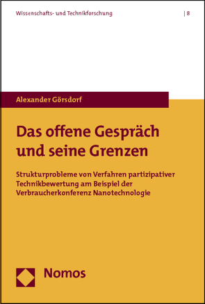 Das offene Gespräch und seine Grenzen von Görsdorf,  Alexander