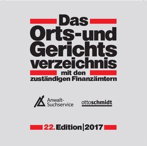 Das Orts- und Gerichtsverzeichnis 2017