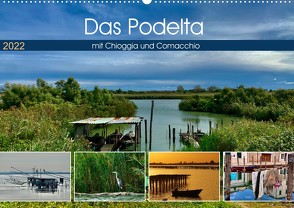 Das Podelta mit Chioggia und Comacchio (Wandkalender 2022 DIN A2 quer) von Fritz,  Florian