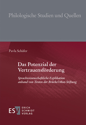 Das Potenzial der Vertrauensförderung von Schäfer,  Pavla