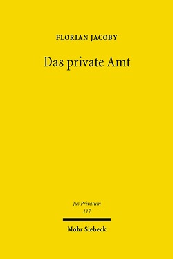 Das private Amt von Jacoby,  Florian