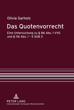 Das Quotenvorrecht von Sarholz,  Olivia